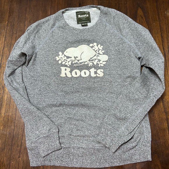 Roots salt and pepper Crewneck size xsmall - good condition - Picture 1 of 2